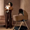 Vardo Complete Pushchair Bundle with Cybex Cloud T+ i-Size Rotating Baby Car Seat & Base (9 Pieces) - Nutmeg