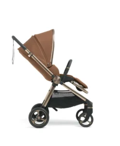 Vardo Complete Pushchair Bundle with Cybex Cloud T+ i-Size Rotating Baby Car Seat & Base (9 Pieces) - Nutmeg