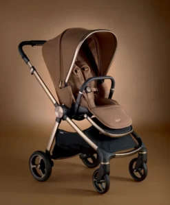 Vardo Complete Pushchair Bundle with Cybex Cloud T+ i-Size Rotating Baby Car Seat & Base (9 Pieces) - Nutmeg