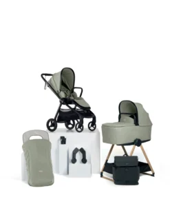 Vardo Essential Pushchair Bundle (7 Pieces) - Sage