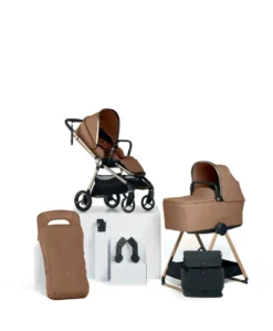 Vardo Essential Pushchair Bundle (7 Pieces) - Nutmeg