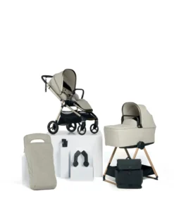 Vardo Essential Pushchair Bundle (7 Pieces) - Shell