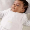 Velour Bib - White