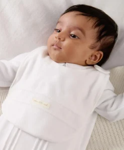 Velour Bib - White