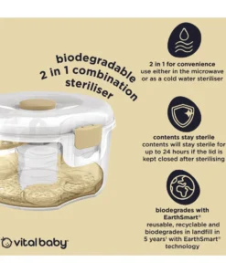 Vital Baby Nurture 2 in 1 combination steriliser
