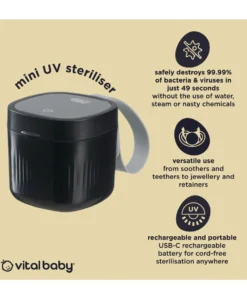 Vital Baby Nurture Mini UV – Onyx Black