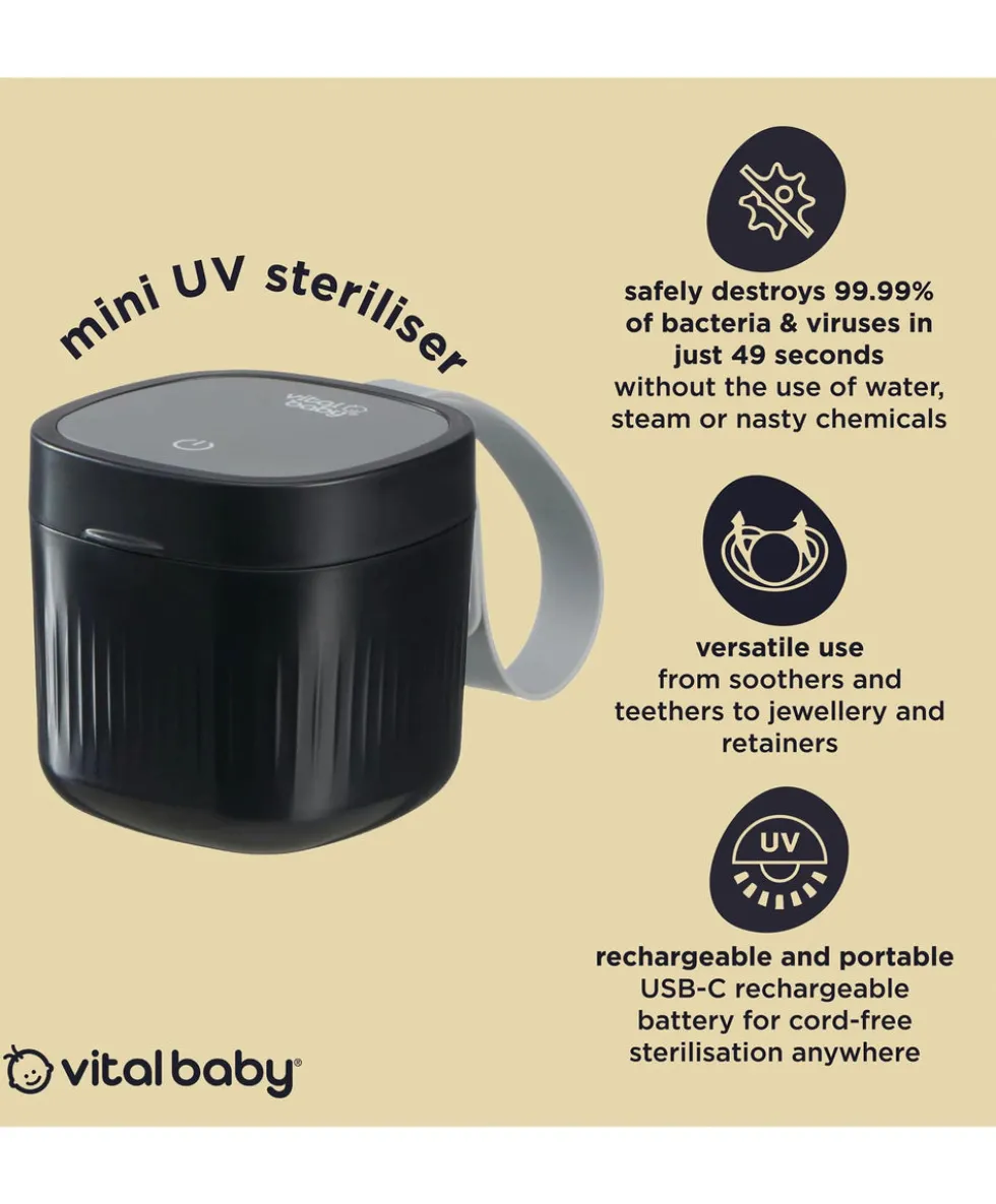 Vital Baby Nurture Mini UV – Onyx Black