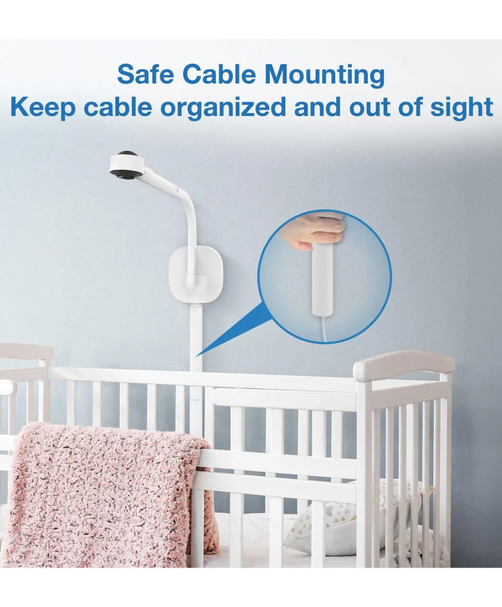 VTech RM7766HD 7inch Smart Pan & Tilt Baby Monitor & Camera Floorstand - White