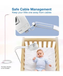 VTech RM7766HD 7inch Smart Pan & Tilt Baby Monitor & Camera Floorstand - White