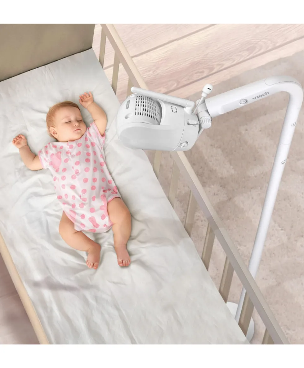 VTech RM7766HD 7inch Smart Pan & Tilt Baby Monitor & Camera Floorstand - White