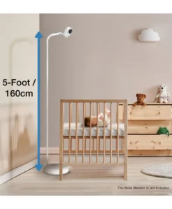 VTech RM7766HD 7inch Smart Pan & Tilt Baby Monitor & Camera Floorstand - White