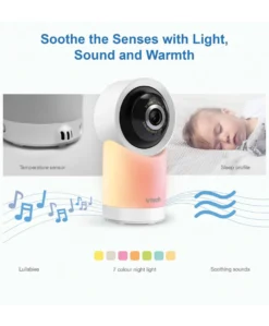 VTech RM7766HD 7inch Smart Pan & Tilt Baby Monitor & Camera Floorstand - White