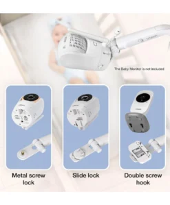 VTech RM5766HD Smart Video Baby Monitor & Camera Floorstand - White
