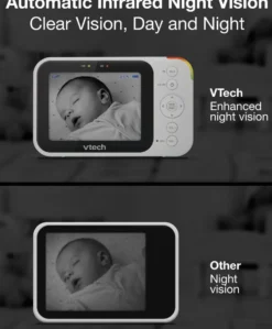 VTech RM4761 5inch Smart Wi-Fi 1080p Pan & Tilt Monitor - White