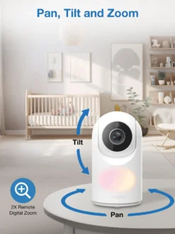 VTech VM5467 5inch Pan & Tilt Video Monitor with Night Light