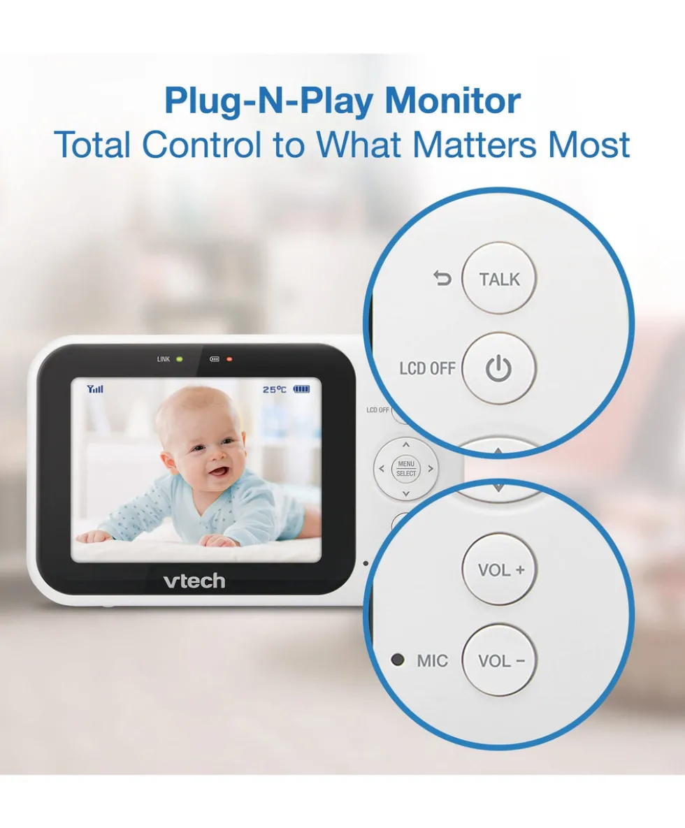 VTech VM4263 3.5 Inch Video Monitor