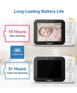 VTech VM4252 3.5 Inch Video Monitor - White