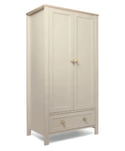 Wedmore 3 Piece Cotbed Range With Premium Dual Core Mattress - Cashmere/Oak