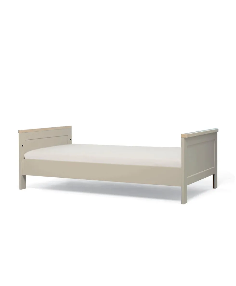 Wedmore 3 Piece Cotbed Range With Premium Dual Core Mattress - Cashmere/Oak