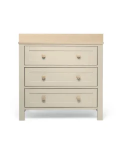 Wedmore 3 Piece Cotbed Range With Premium Dual Core Mattress - Cashmere/Oak