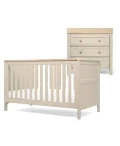 Wedmore 2 Piece Cotbed Set With Dresser Changer - Cashmere/Oak