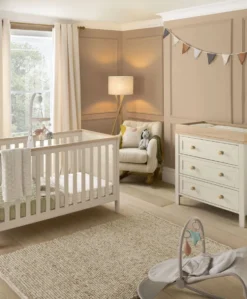 Wedmore 2 Piece Cotbed Set With Dresser Changer - Cashmere/Oak