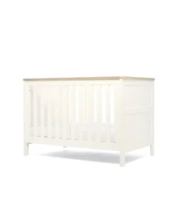 Wedmore 3 Piece Small Cotbed Range with Premium Dual Core Mattress - White/Oak