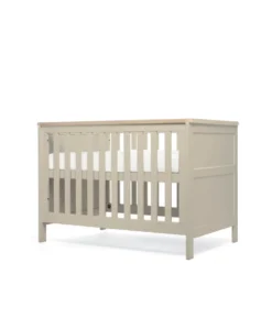 Wedmore 3 Piece Small Cotbed Range With Premium Dual Core Mattress - Cashmere/Oak