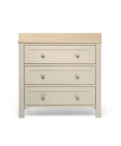 Wedmore 3 Piece Small Cotbed Range With Dresser Changer & Wardrobe - Cashmere/Oak