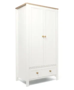 Wedmore 3 Piece Small Cotbed Range with Dresser Changer & Wardrobe - White/Oak