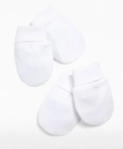 White Scratch Mitts - 2 Pack