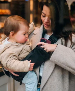 Wildride Toddler Carrier with Free Bag - Coffee
