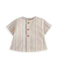 Woven Top & Shorts Outfit Set
