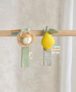 Wrist Rattles - Lion/Lemon (2 Pack)